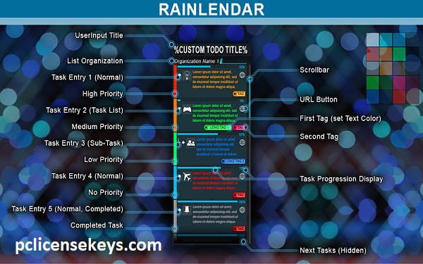 Rainlendar Pro 2.18.0 Crack With License Key 2022 Free Download